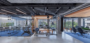 دفتر فروش تجهیزات ورزشی آکا فیتنس- استودیو معماری شماره 4